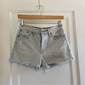 Levi’s distressed cutoff jean shorts